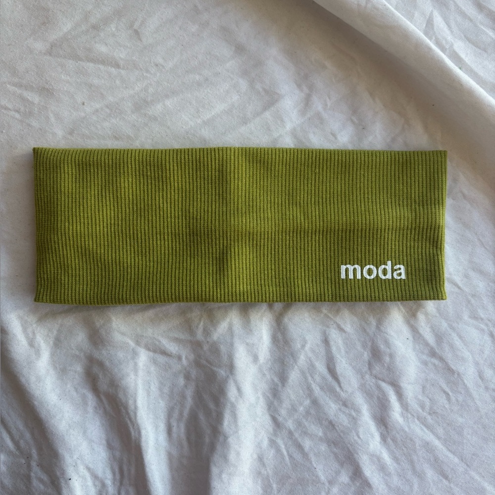 Moda Chartreuse Ribbed Headband
